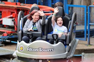 Roller coaster at Alton Towers